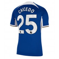 Chelsea Moises Caicedo #25 Heimtrikot 2023-24 Kurzarm